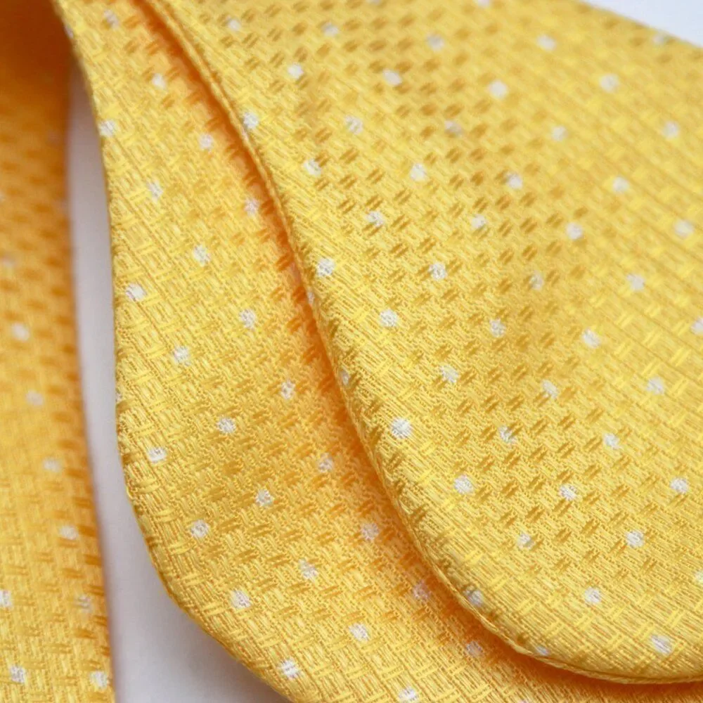 Men's Self‎ tied Bow Tie Big Butterfly Bow tie S698 Light Yellow